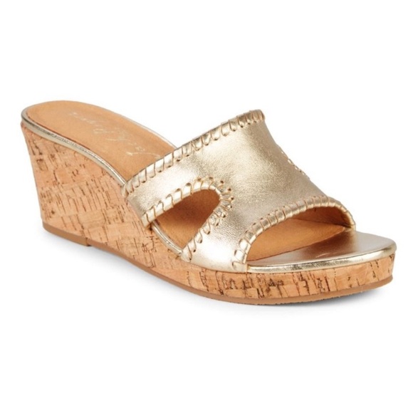 “JACK ROGERS” Sloane Mid Wedge Sandals - Picture 1 of 15